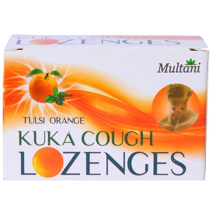 Multani Kuka Cough Lozenges (6 Each) Tulsi Orange