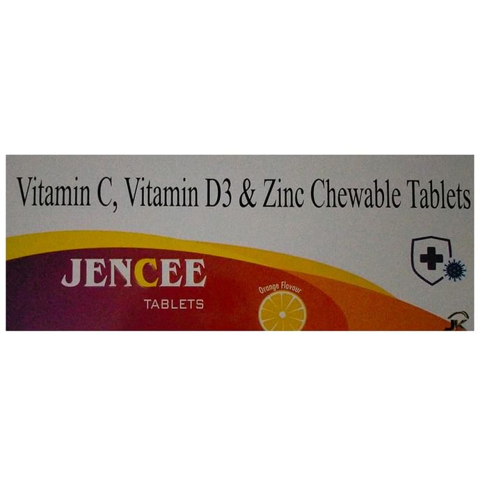 Jencee Chewable Tablet Orange