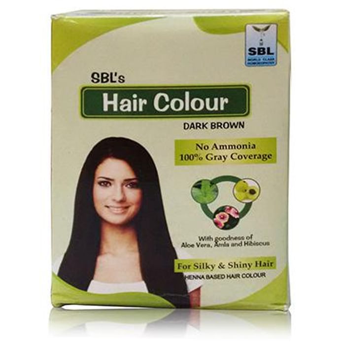 SBL Hair Colour 12 Sachets Dark Brown