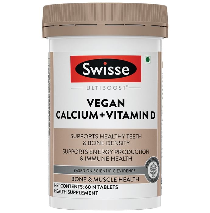 Swisse Ultiboost Vegan Calcium+Vitamin D Tablet