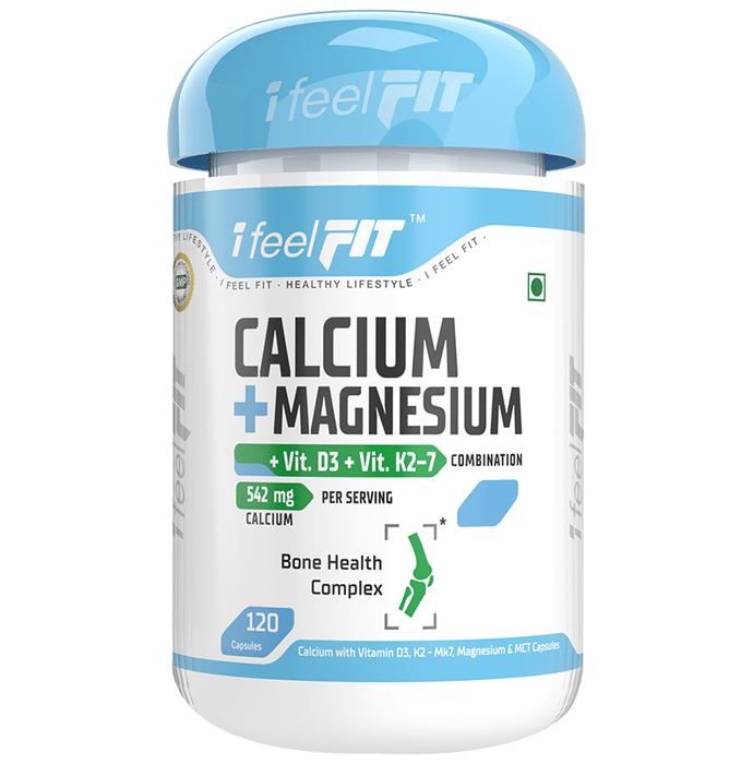 iFeelFIT Calcium + Magnesium + Vit. D3 + Vit. K2 7 Combination Capsule