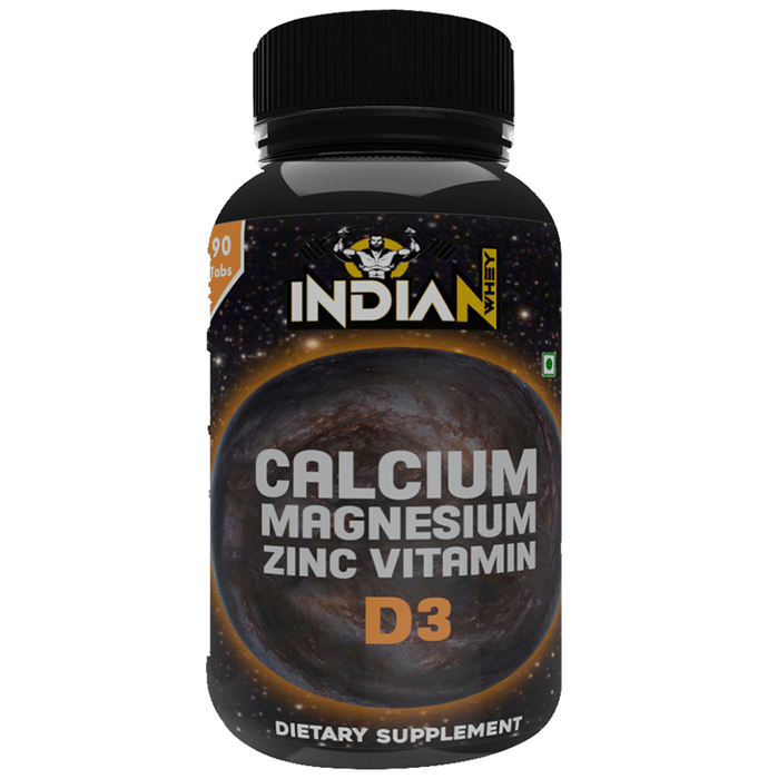 Indian Whey Calcium Magnesium Zinc Vitamin D3 Tablet