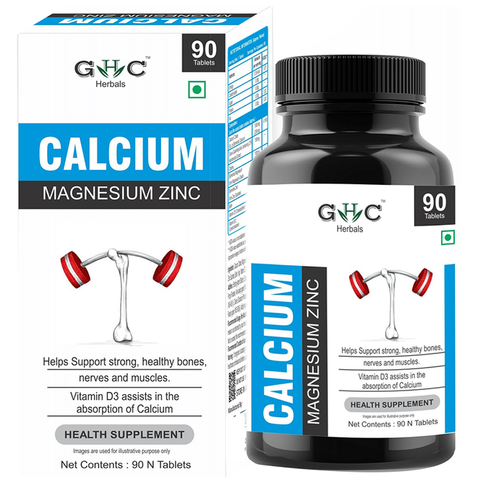 GHC Herbals Calcium Magnesium Zinc Tablet