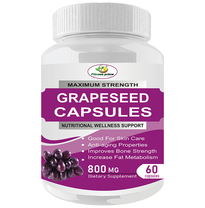 Fitness Prime Maximum Strength Grapesseed Capsule 800mg