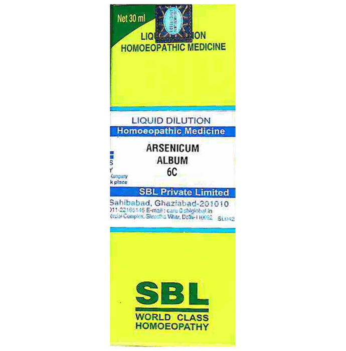 SBL Arsenicum Album Dilution 6 CH