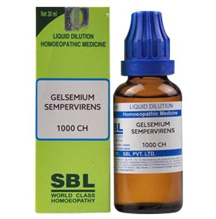 SBL Gelsemium Sempervirens Dilution 1000 CH