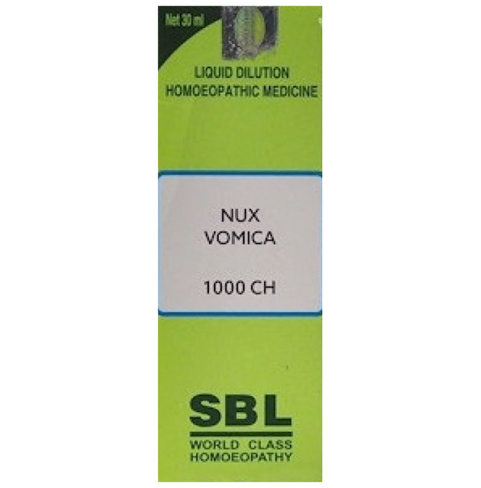 SBL Nux Vomica Dilution 1000 CH