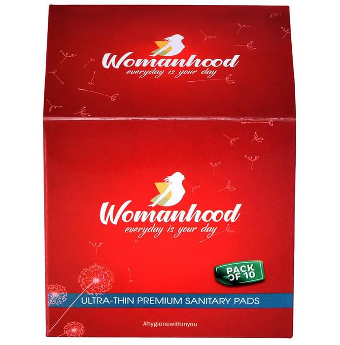 Womanhood Ultra-Thin Premium Sanitary Pads XL