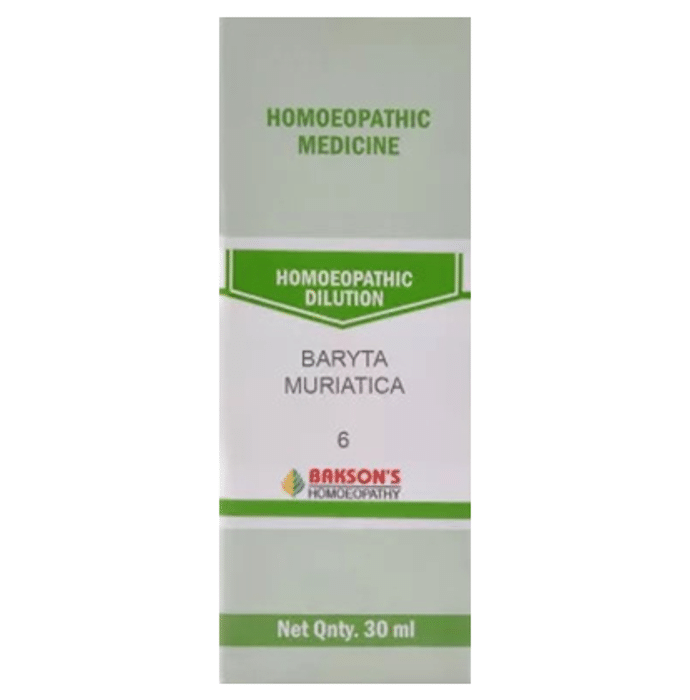 Bakson's Baryta Muriatica Dilution 6 CH
