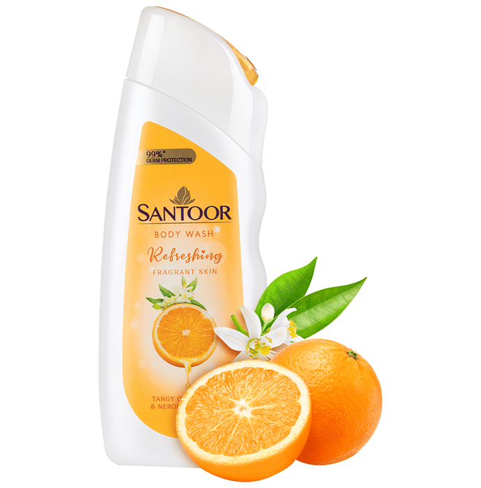 Santoor Refreshing Fragrant Skin Body Wash