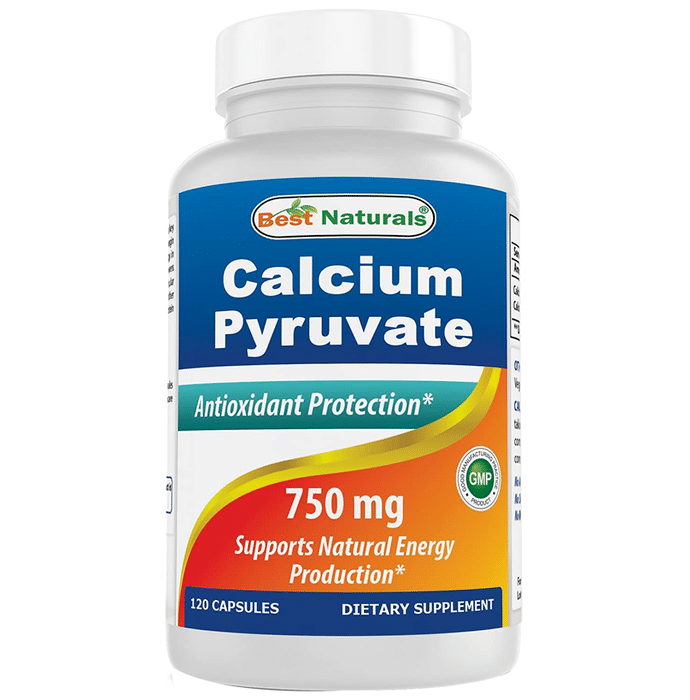 Best Naturals Calcium Pyruvate 750mg Capsule (120 Each)