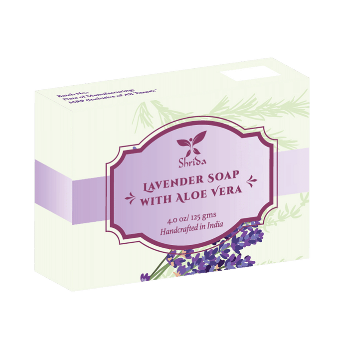 Shrida Lavender with Aloe Vera Soap
