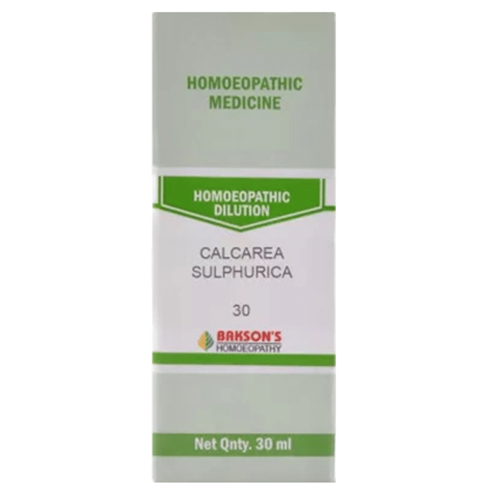 Bakson's Calcarea Sulphurica Dilution 30