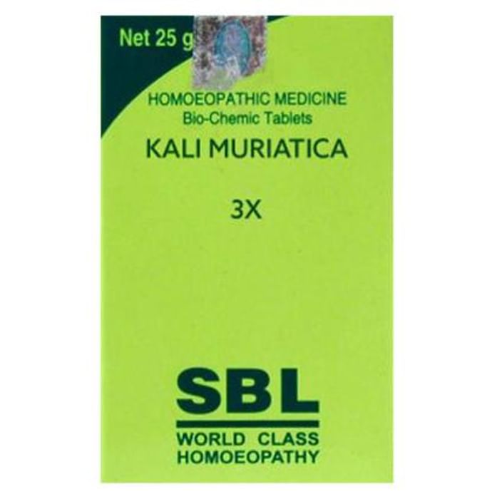 SBL Kali Muriaticum Biochemic Tablet 3X