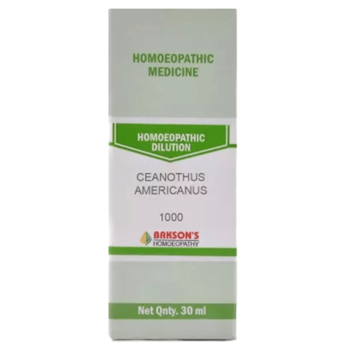 Bakson's Ceanothus Americanus Dilution 1000 CH