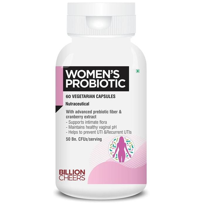 Billion Cheers Women's Probiotic Vegetarian Capsules