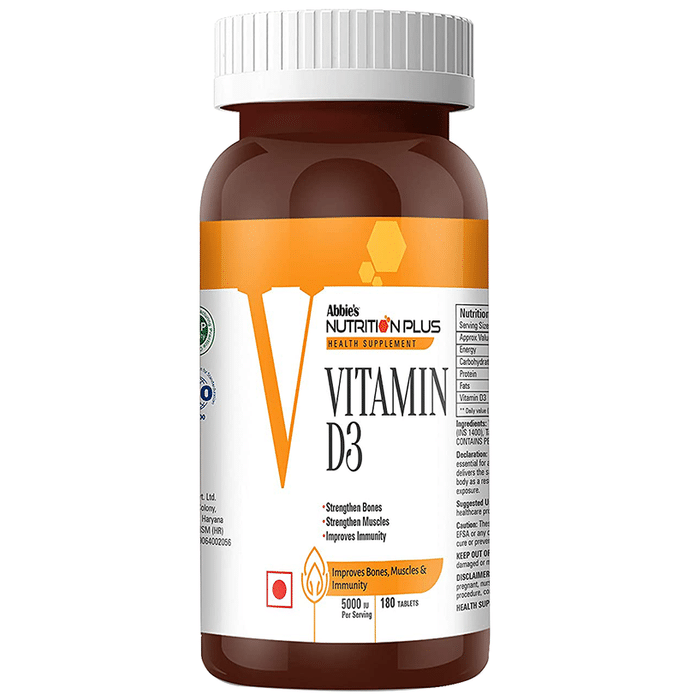 Abbie's Nutrition Plus Health Supplement Vitamin D3 Tablet