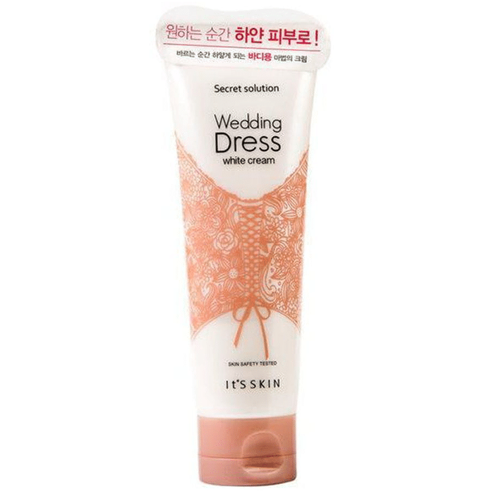 It's Skin Wedding Dress White Cream
