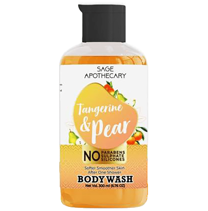 Sage Apothecary Tangerine & Pear Body Wash