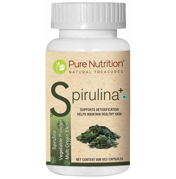 Pure Nutrition Spirulina+ Veg Capsule