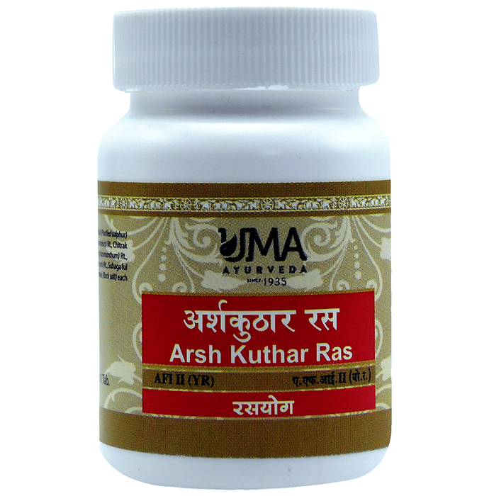 Uma Ayurveda Arsh Kuthar Ras Tablet