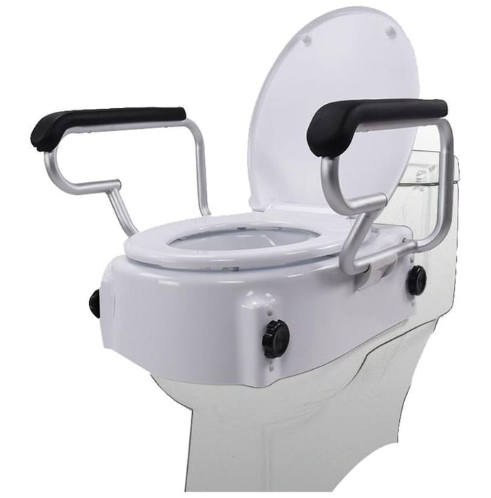 Entros 7060H Easy Locking Design Universal-Mounted Raised Toilet Seat