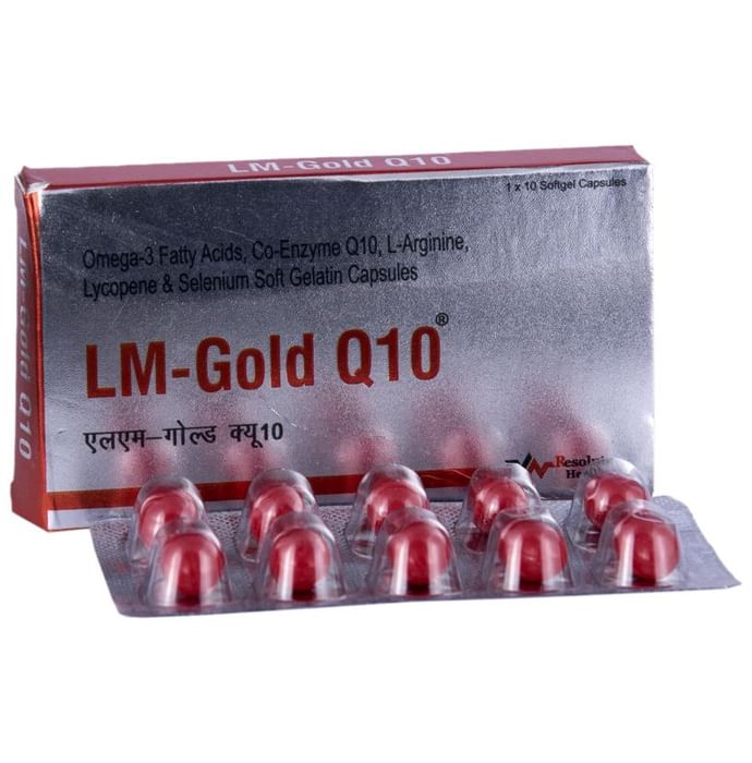 LM-Gold Q10 Soft Gelatin Capsule