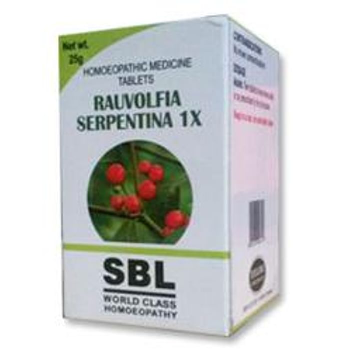 SBL Rauvolfia Serpentina Tablet 1X