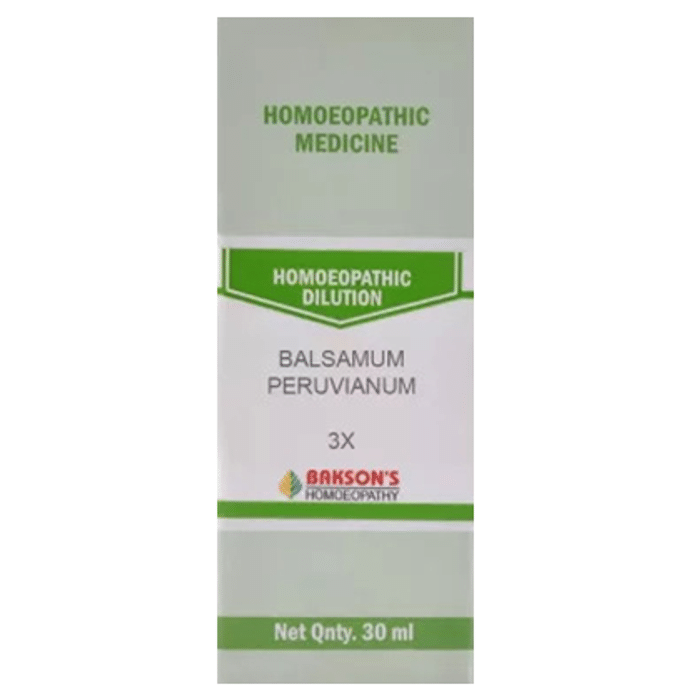Bakson's Balsamum Peruvianum Dilution 3X