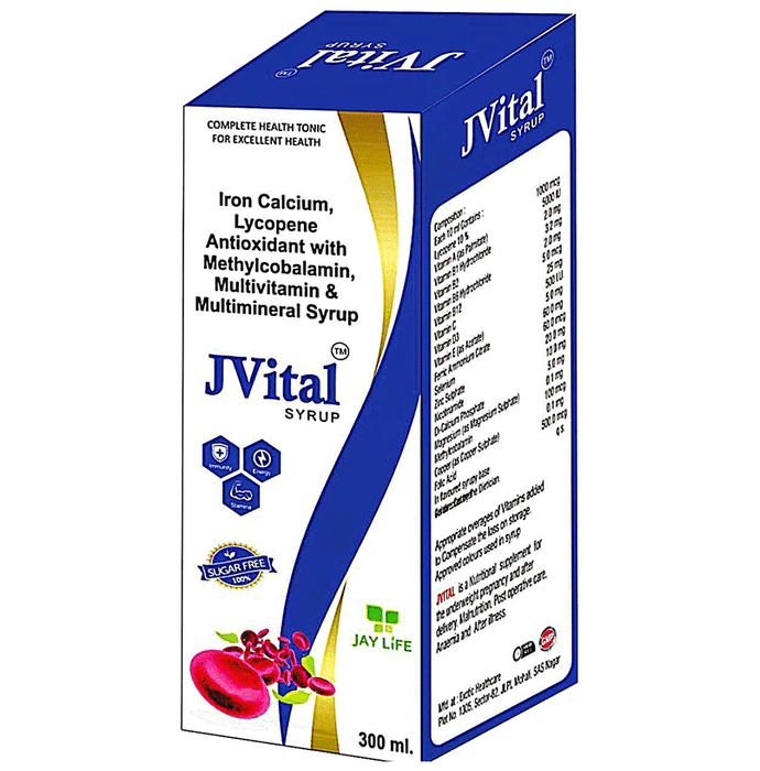 Jvital Syrup Sugar Free