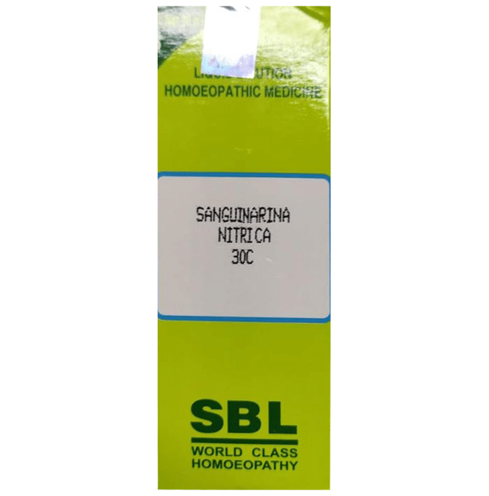SBL Sanguinarina Nitrica Dilution 30 CH