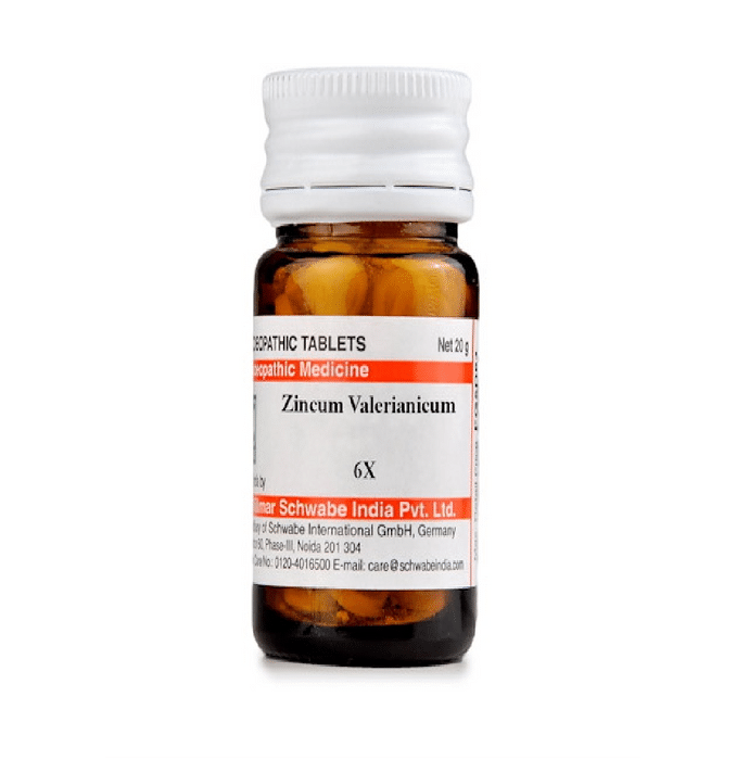 Dr Willmar Schwabe India Zincum Valerianicum Trituration Tablet 6X