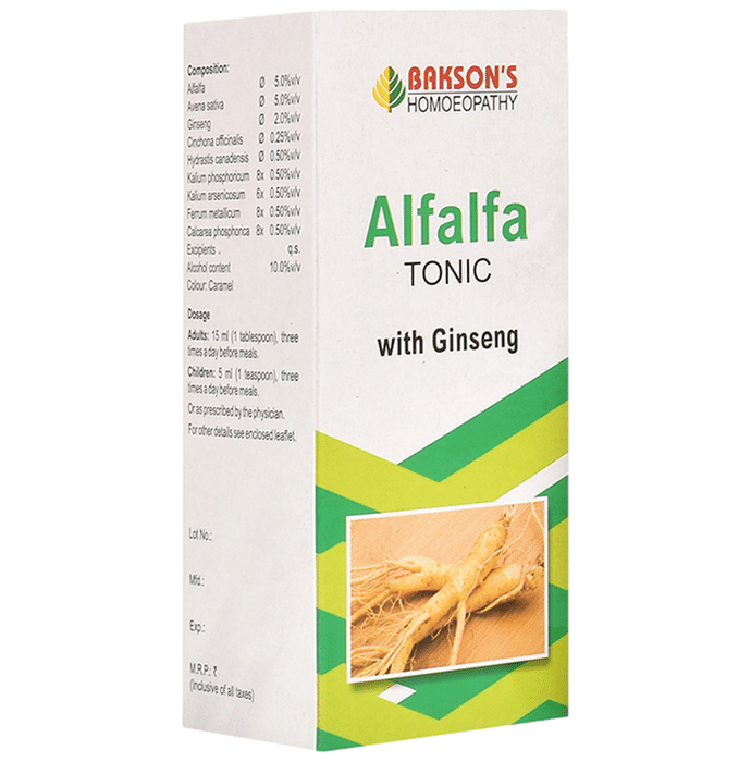 Bakson's Alfalfa Tonic with Ginseng