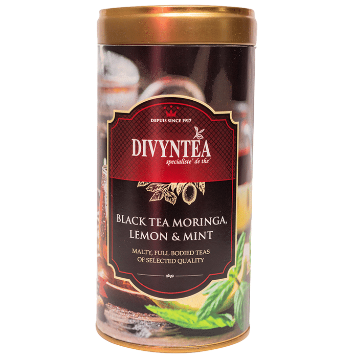 Divyntea Black Tea Moringa, Lemon & Mint Leaves