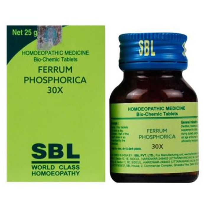 SBL Ferrum Phosphoricum Biochemic Tablet 30X