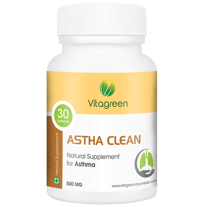 Vitagreen Astha Clean 500mg Capsule