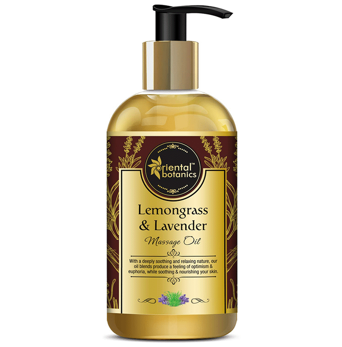 Oriental Botanics Massage Oil Lemongrass & Lavender
