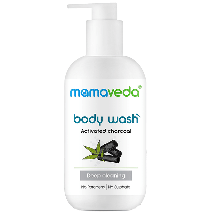 Mamaveda Activated Charcoal Body Wash (250ml Each)