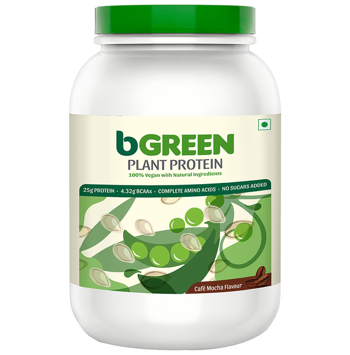 MuscleBlaze bGreen Plant Protein Cafe Mocha