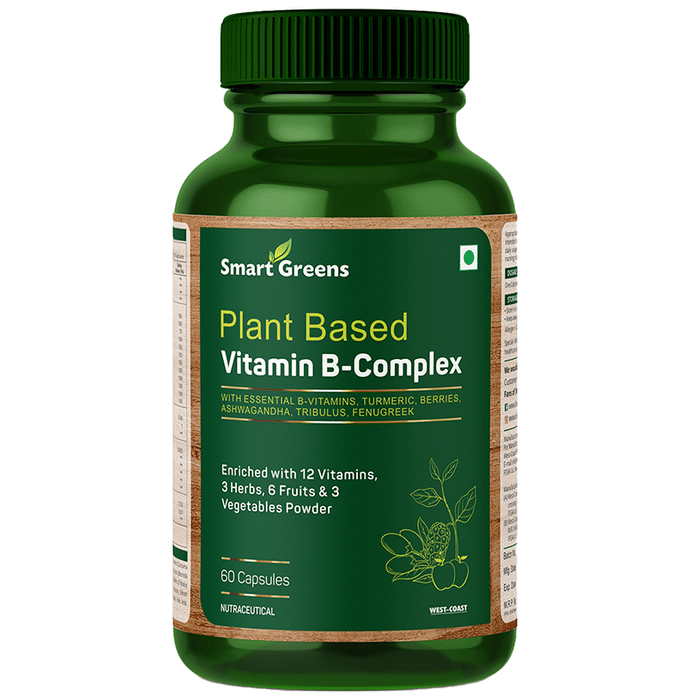 Smart Greens Plant Based Vitamin B-Complex Capsule