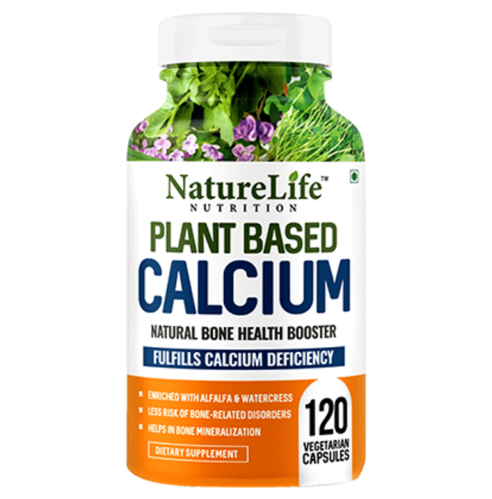 Nature Life Nutrition Plant Based Calcium Vegetarian Capsule