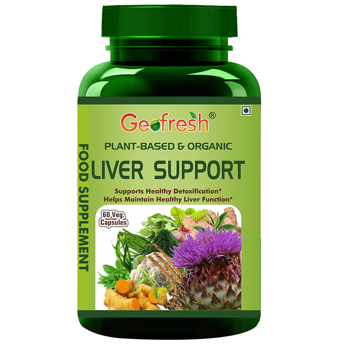 Geofresh Natural Plant Based & Organic Liver Support Veg Capsule