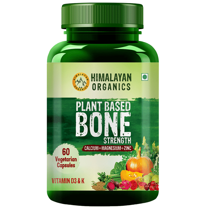 Himalayan Organics Plant Based Bone Strength Vegetarian Capsule
