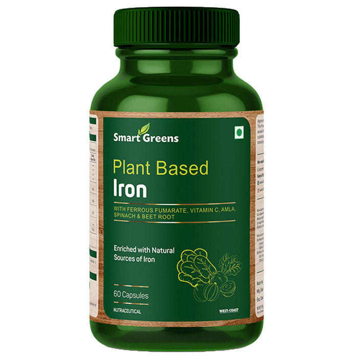 Smart Greens Plant Based Iron Capsule
