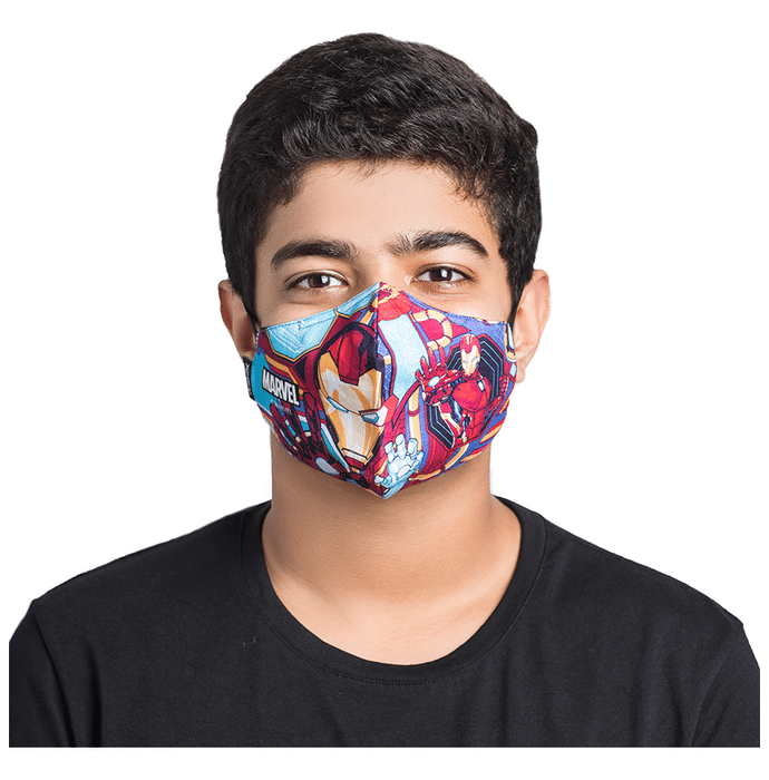 Airific Marvel Ironman Grid Face Mask Large