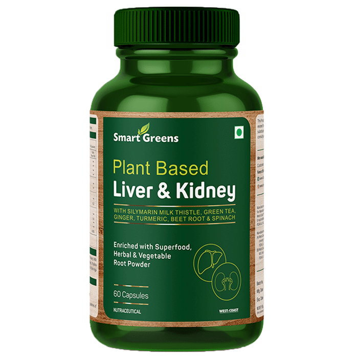 Smart Greens Plant Based Liver & Kidney Capsule