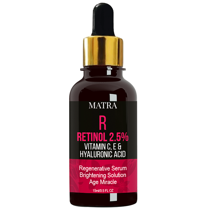 Matra R Retinol 2.5%, Vitamin C, E & Hyaluronic Acid Serum