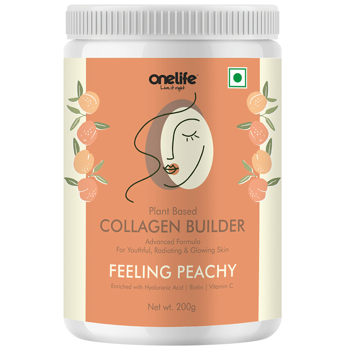 OneLife Plant Based Collagen Builder Feeling Peachy