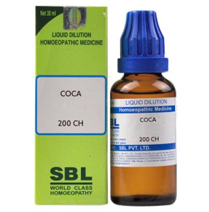 SBL Coca Dilution Homeopathic Medicine 200 CH