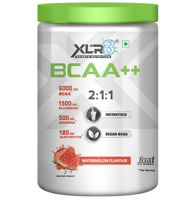 XLR8 Sports Nutrition BCAA++ 2:1:1 Powder Watermelon